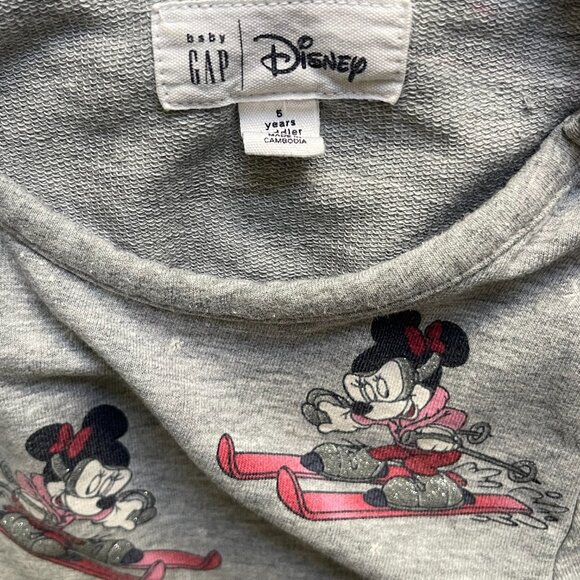 Disney Baby Gap Minnie Mouse Skiing Long-Sleeve Dress | Girls - Picture 2 of 3